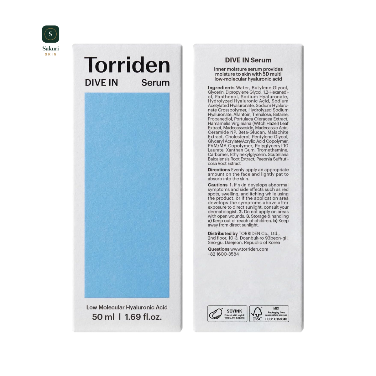 Torriden - Sérum de Ácido Hialurónico Dive-In 5D (50 ml) - Imagen 3